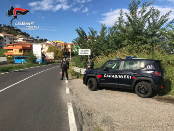 Cariati (Cs), ventinovenne trovato con venti dosi di marijuana: arrestato dai carabinieri