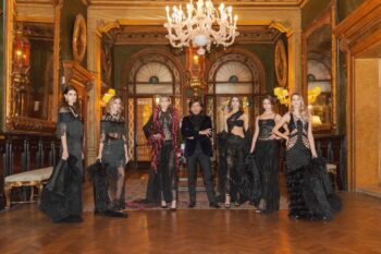 Lo stilista internazionale Anton Giulio Grande presenta a Venezia la sua nuova collezione di Alta Moda digital