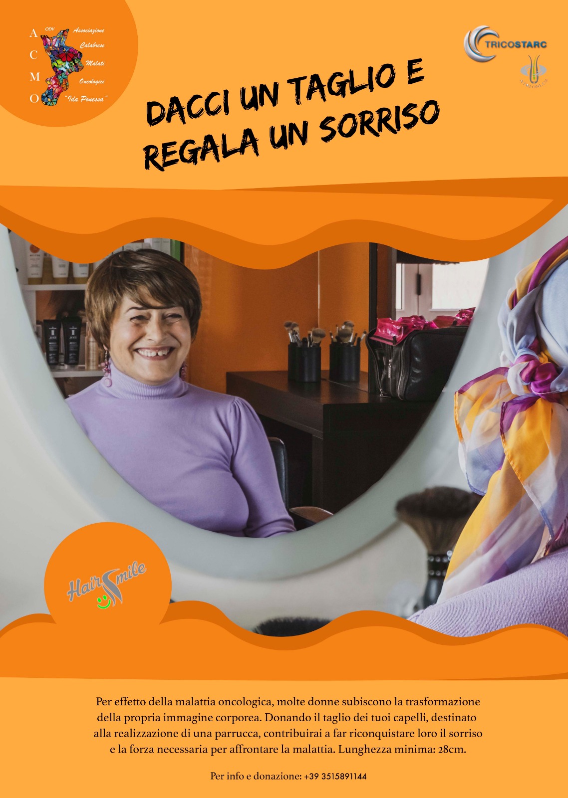 Lamezia Terme, “Dacci un taglio e regala un sorriso”: iniziativa per le donne soggette a malattie oncologiche Lamezia Terme, “Dacci un taglio e regala un sorriso”: iniziativa per le donne soggette a malattie oncologiche