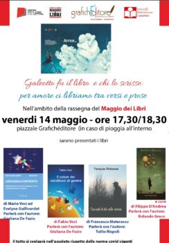 Lamezia Terme, al via domani la rassegna culturale “Galeotto fu il Libro e chi lo scrisse…per amore ci Libriamo tra versi e prose”
