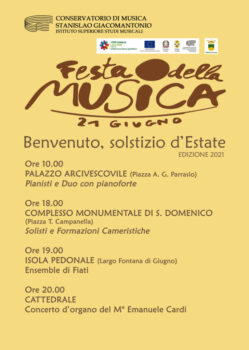 Cosenza, il 21 giugno torna la Festa della Musica