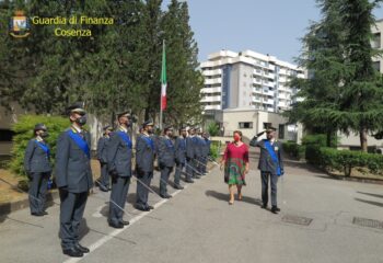 Cosenza, cerimonia per il 247° anniversario di fondazione del Corpo. Bilancio operativo del 2020