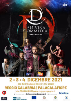 Attesa al Palacalafiore di Reggio Calabria per il colossal "La Divina Commedia opera musical"