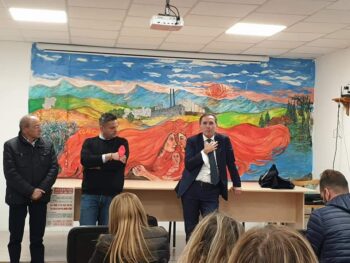 Cosenza, il presidente della Provincia Iacucci aderisce alla manifestazione di sabato “Mai più fascismi”. Oggi la visita con Francesco Boccia nella sede della Cgil