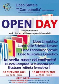 Lamezia Terme, Open Day al Liceo “Campanella”