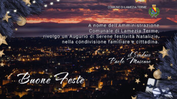 Lamezia Terme, gli auguri di buon Natale del sindaco alla città
