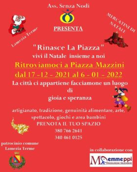 Lamezia Terme, parte oggi la manifestazione "Rinasce la Piazza"