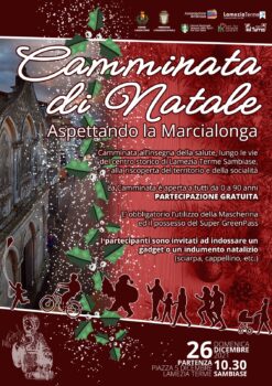 Lamezia Terme, La Camminata di Natale (aspettando la Marcialonga): omaggio religioso e monito sportivo