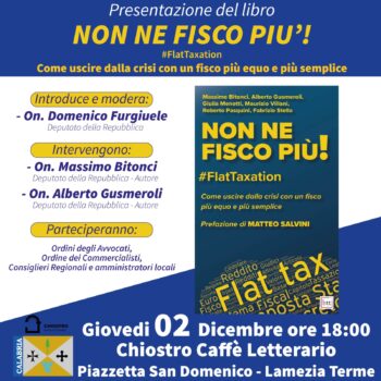 "Non ne fisco più", domani la presentazione a Lamezia Terme