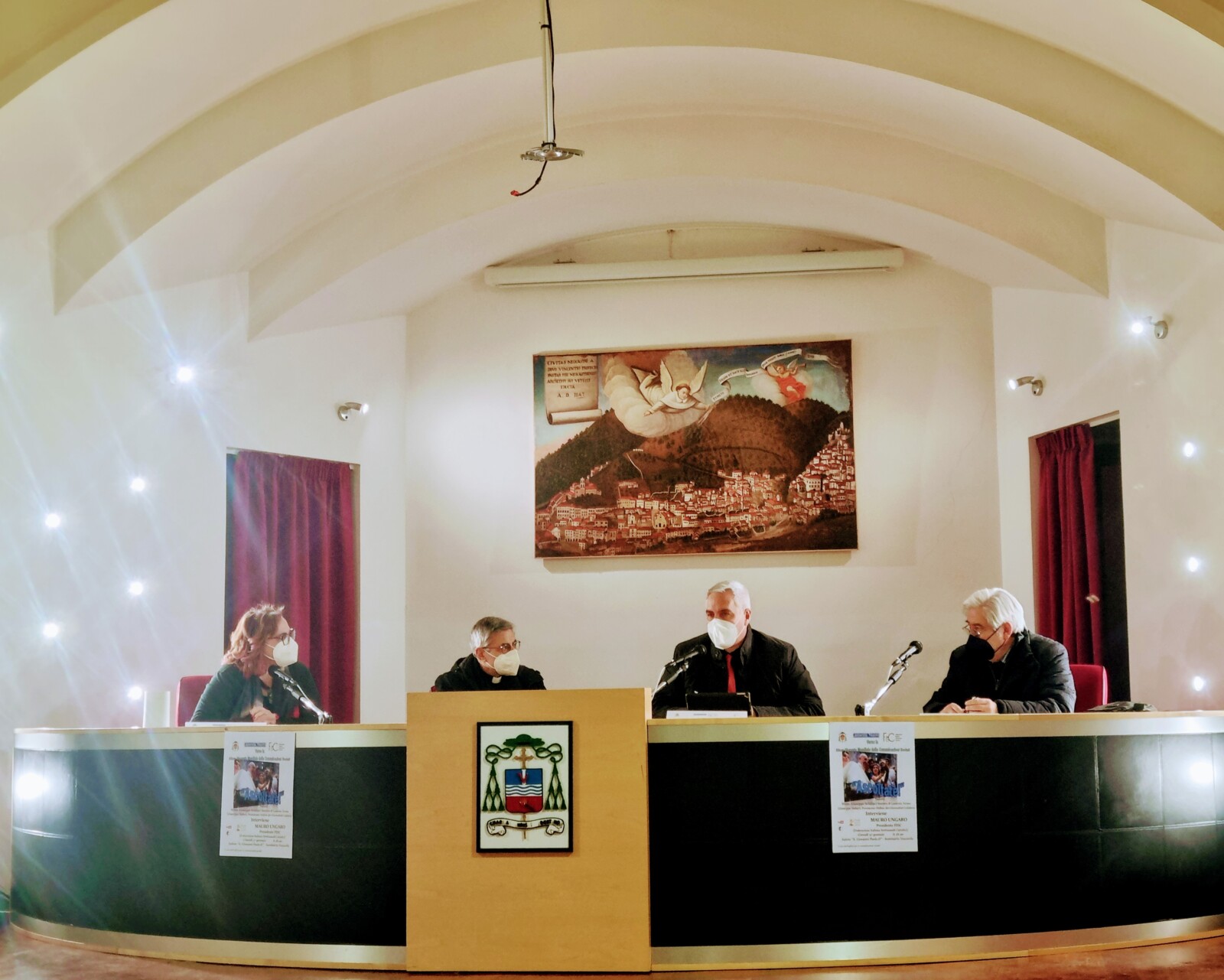 Da sx Saveria Maria Gigliotti, Giuseppe Schillaci, Mauro Ungaro, Giuseppe Soluri