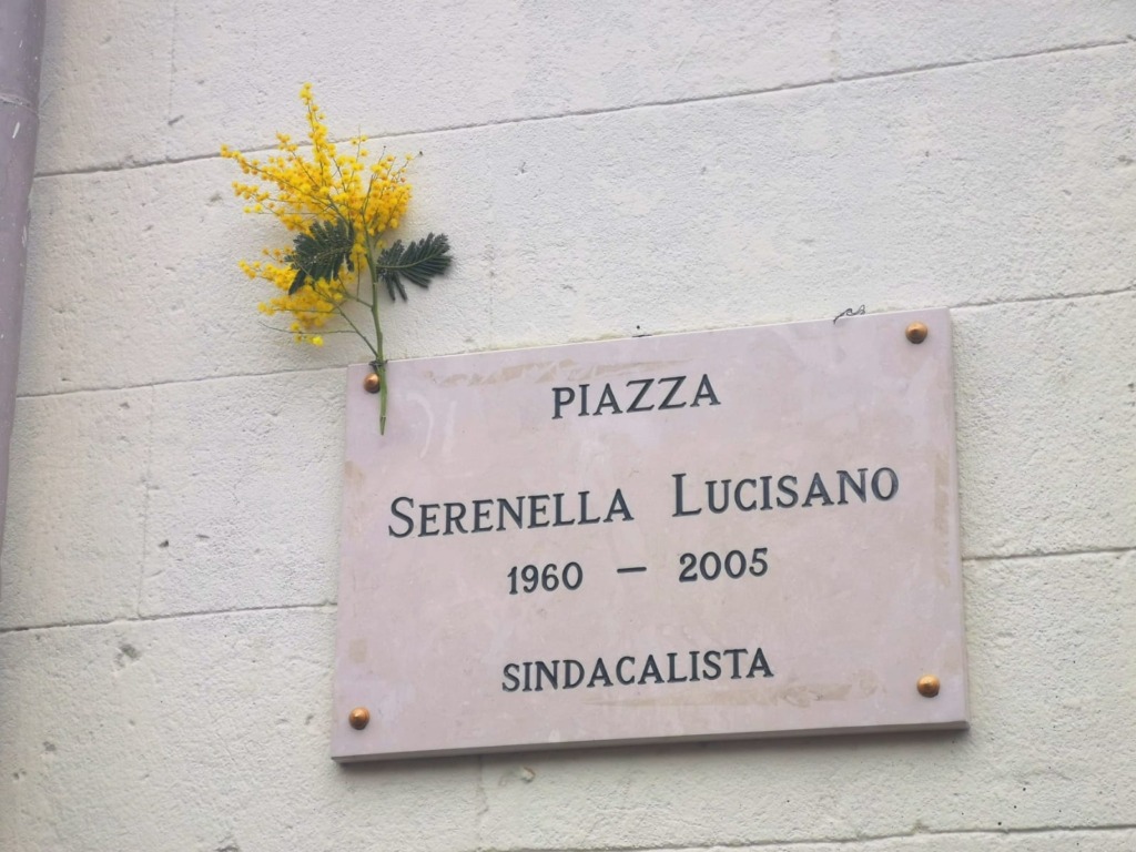 Reggio Calabria, on International Women’s Day, dedicated to Sirinella Lucisano