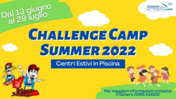 Dal 13 giugno al 29 luglio 2022 tornano i centri estivi targati Arvalia Nuoto Lamezia
