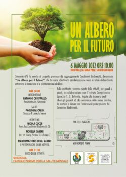 Il 6 maggio a Sant'Eufemia Lamezia l'evento "Un albero per il futuro"