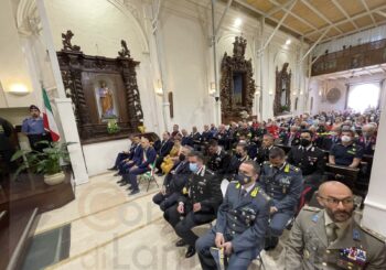 S. Messa solenne al Santuario di Sant'Antonio con le Forze dell’Ordine e le associazioni d’arma