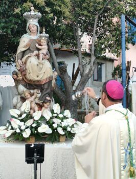 Mons. Parisi alla novena della Madonna del Carmine