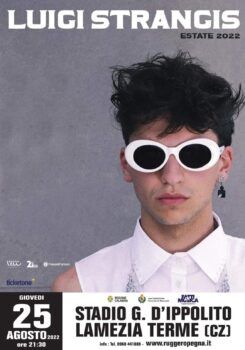 Il 25 agosto il concerto di Luigi Strangis a Lamezia Terme