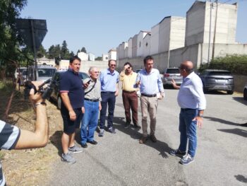 Il sindaco Fiorita effettua sopralluogo all’impianto di depurazione del quartiere Lido
