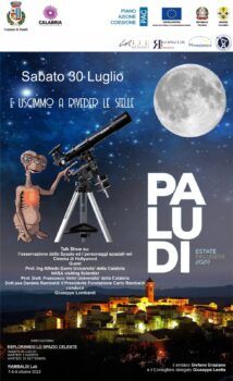Il 30 luglio al via le iniziative dell’associazione Rambaldi Promotions “Castiglione di Paludi… E uscimmo a riveder le stelle “