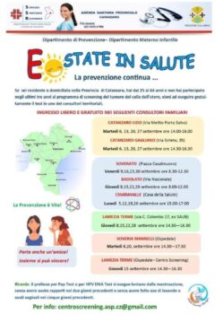 A settembre prevenzione del tumore del collo dell’utero, screening gratuito