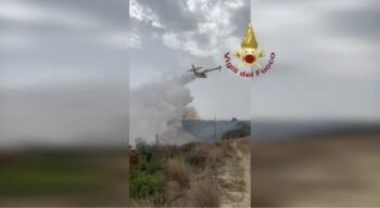 Incendi boschivi al sud, intervento dei Vigili del Fuoco anche a Curinga