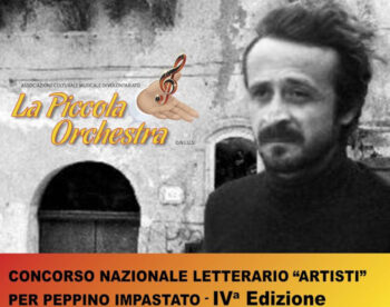 Concorso nazionale “Artisti” per Peppino Impastato, per il libro “aMalavita” di Antonio Cannone Premio Speciale “Andrea Camilleri”