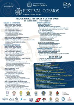 Al via “Cosmos 2022”, il più grande evento scientifico del Mezzogiorno