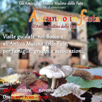 Lamezia, autunno in festa all'Antico Mulino delle Fate 