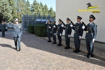 Il Generale di Divisione Guido Mario Geremia, Comandante Regionale della GdF Calabria, in visita al Comando Provinciale di Cosenza