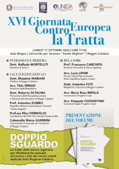 Reggio C., all’Università per Stranieri presentazione del Volume “Doppio Sguardo. La tratta delle donne nigeriane”
