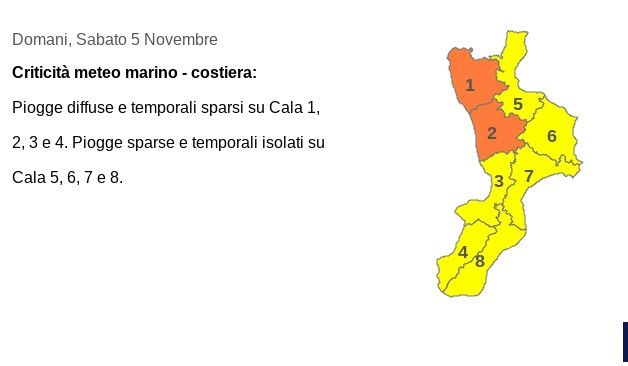 Maltempo, domani piogge e temporali al sud. In Calabria allerta arancione in alcune zone Maltempo, domani piogge e temporali al sud. In Calabria allerta arancione in alcune zone
