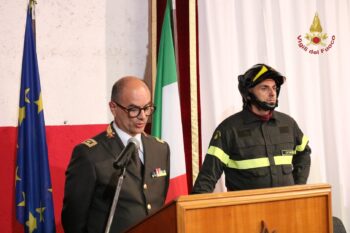 Festività di Santa Barbara presso il Comando Provinciale Vigili del Fuoco di Catanzaro