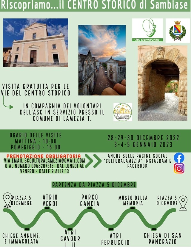 Lamezia, al via l’iniziativa “Riscopriamo il... Centro Storico di Sambiase”