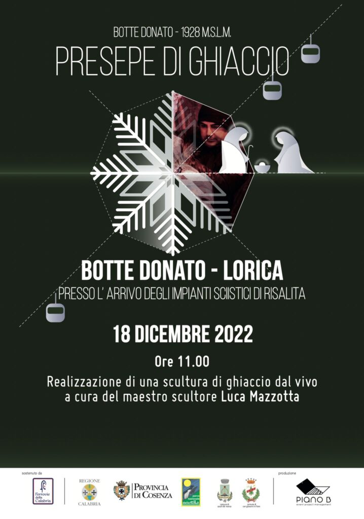 A Lorica, in Sila, spettacolare 'presepe di ghiaccio' domenica 18 dicembre