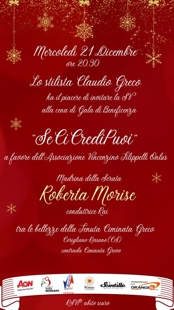 Il fashion designer Claudio Greco e la showgirl Roberta Morise insieme per "SeCiCrediPuoi"