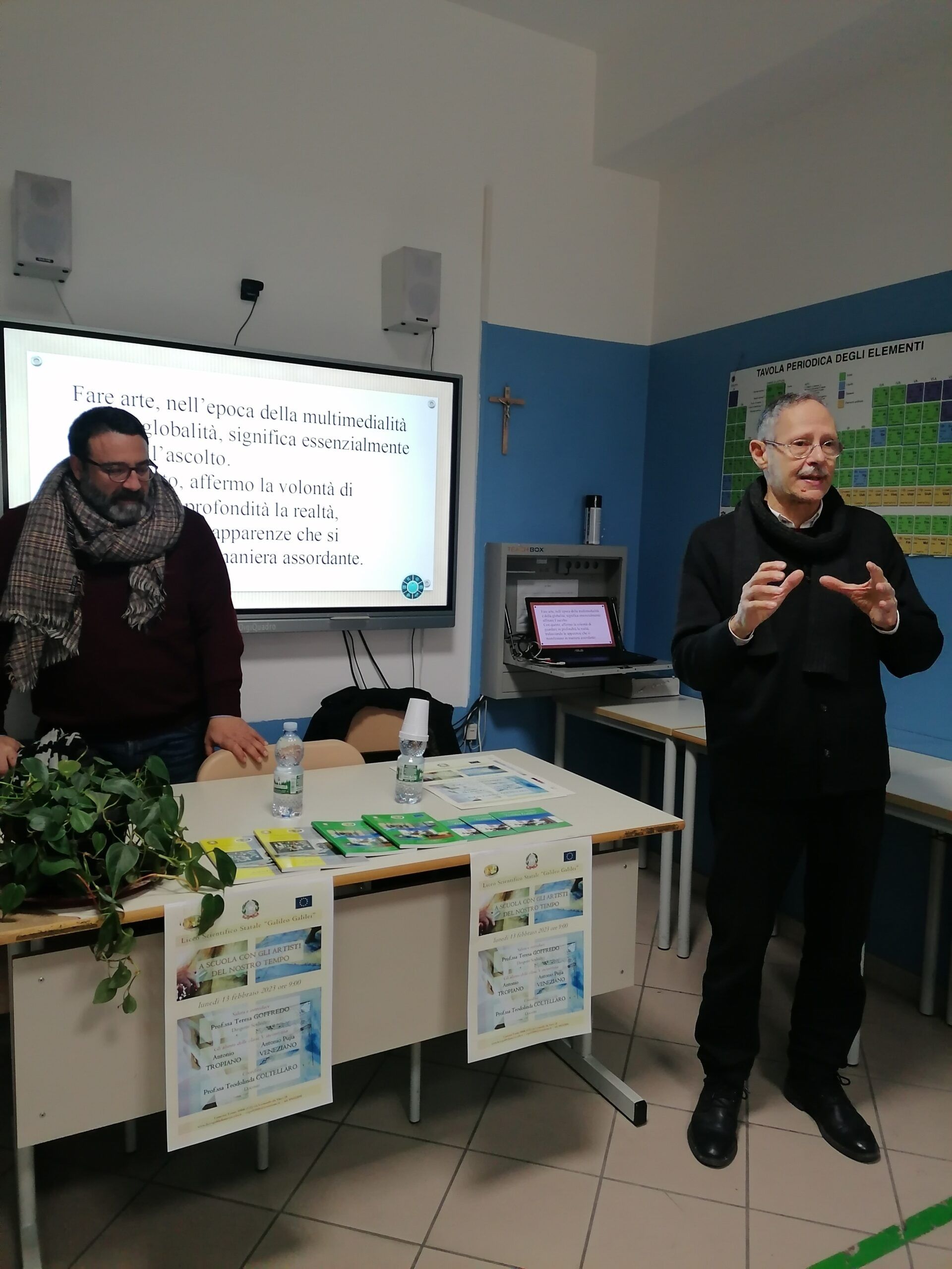 Lamezia, al Liceo Galilei “A scuola con gli artisti del nostro tempo" Lamezia, al Liceo Galilei “A scuola con gli artisti del nostro tempo"