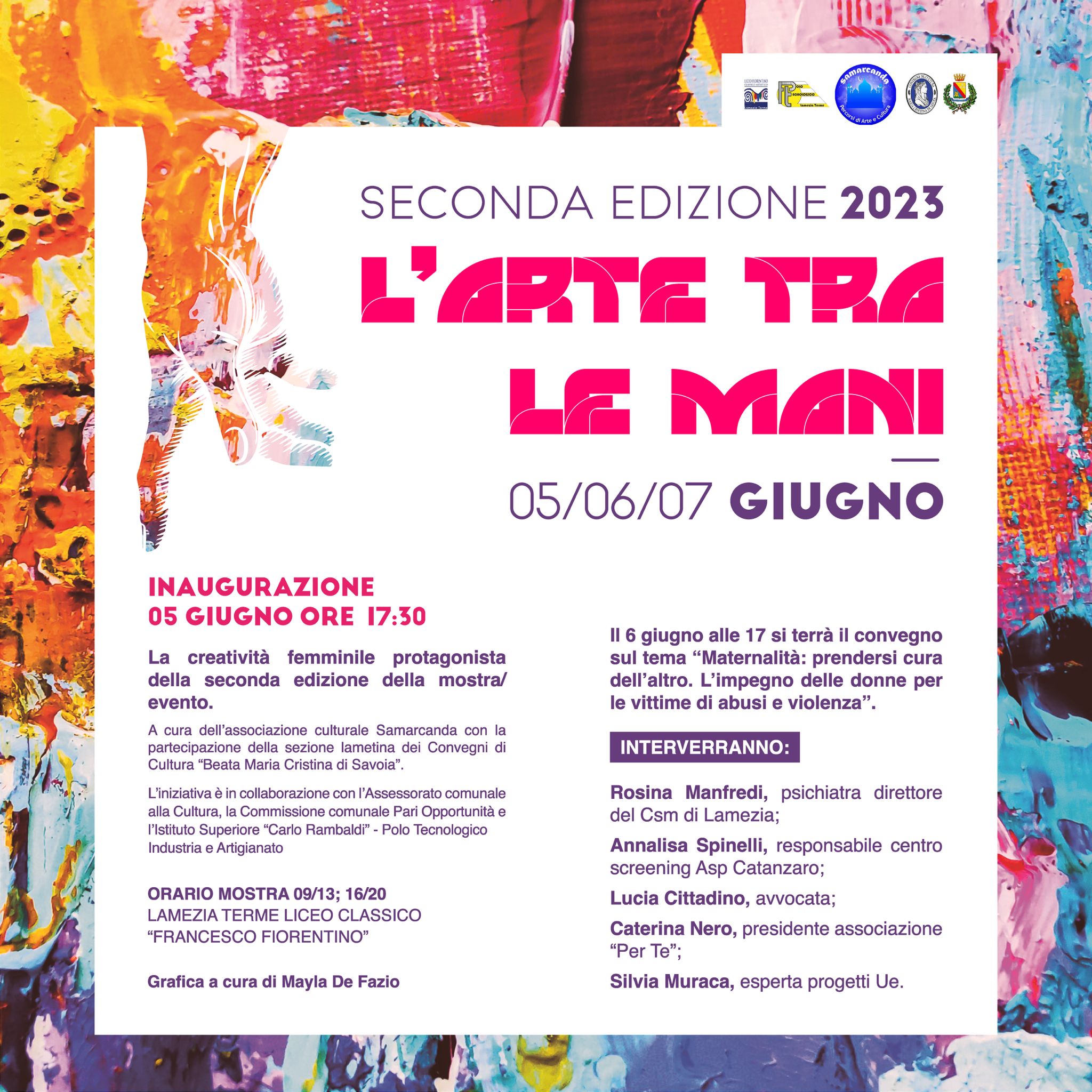 Lamezia, “L’arte tra le mani”, mostra evento dal 5 al 7 giugno sulla creatività femminile