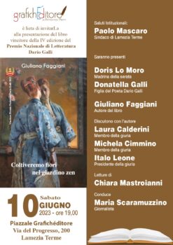 Lamezia, il 10 giugno premiazione della quarta edizione del “Premio Dario Galli” 