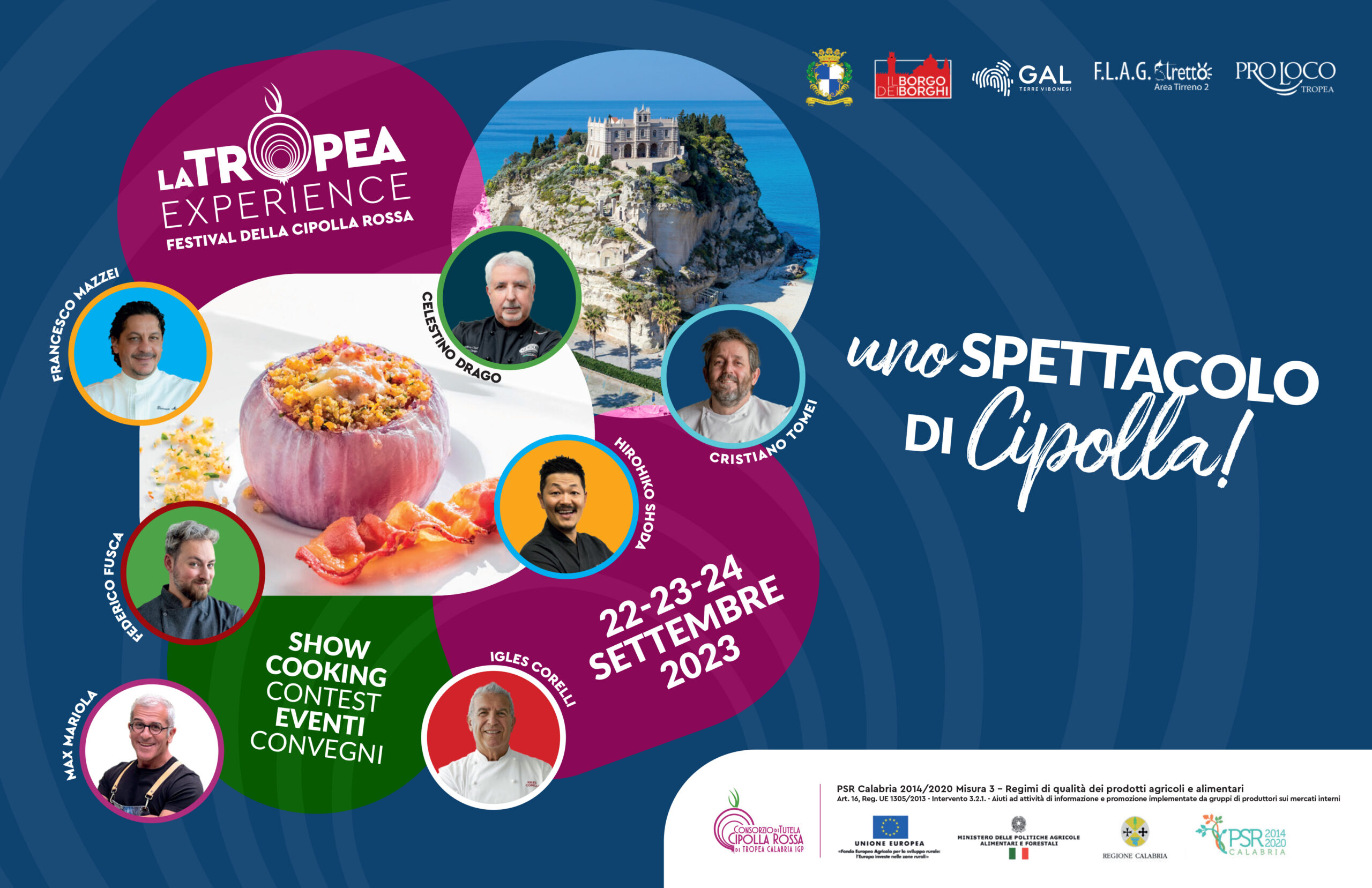 La Tropea Experience “Festival della Cipolla Rossa” torna con la seconda edizione dal 22 al 24 settembre 2023