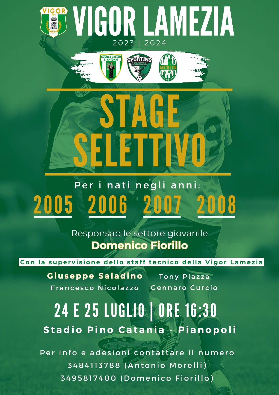 Vigor Lamezia, primo stage ufficiale della nuova stagione Vigor Lamezia, primo stage ufficiale della nuova stagione