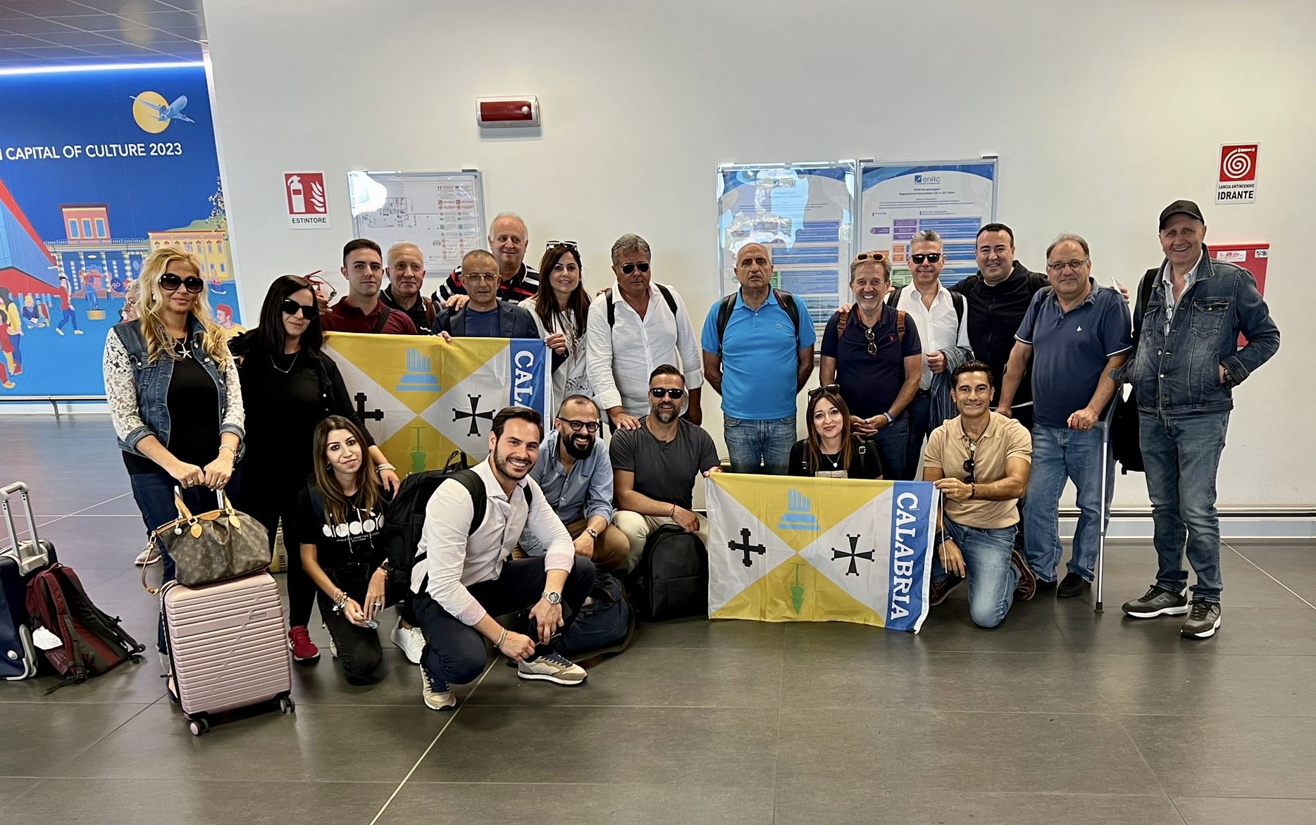La Lega Calabria è arrivata a Pontida per il raduno di domani