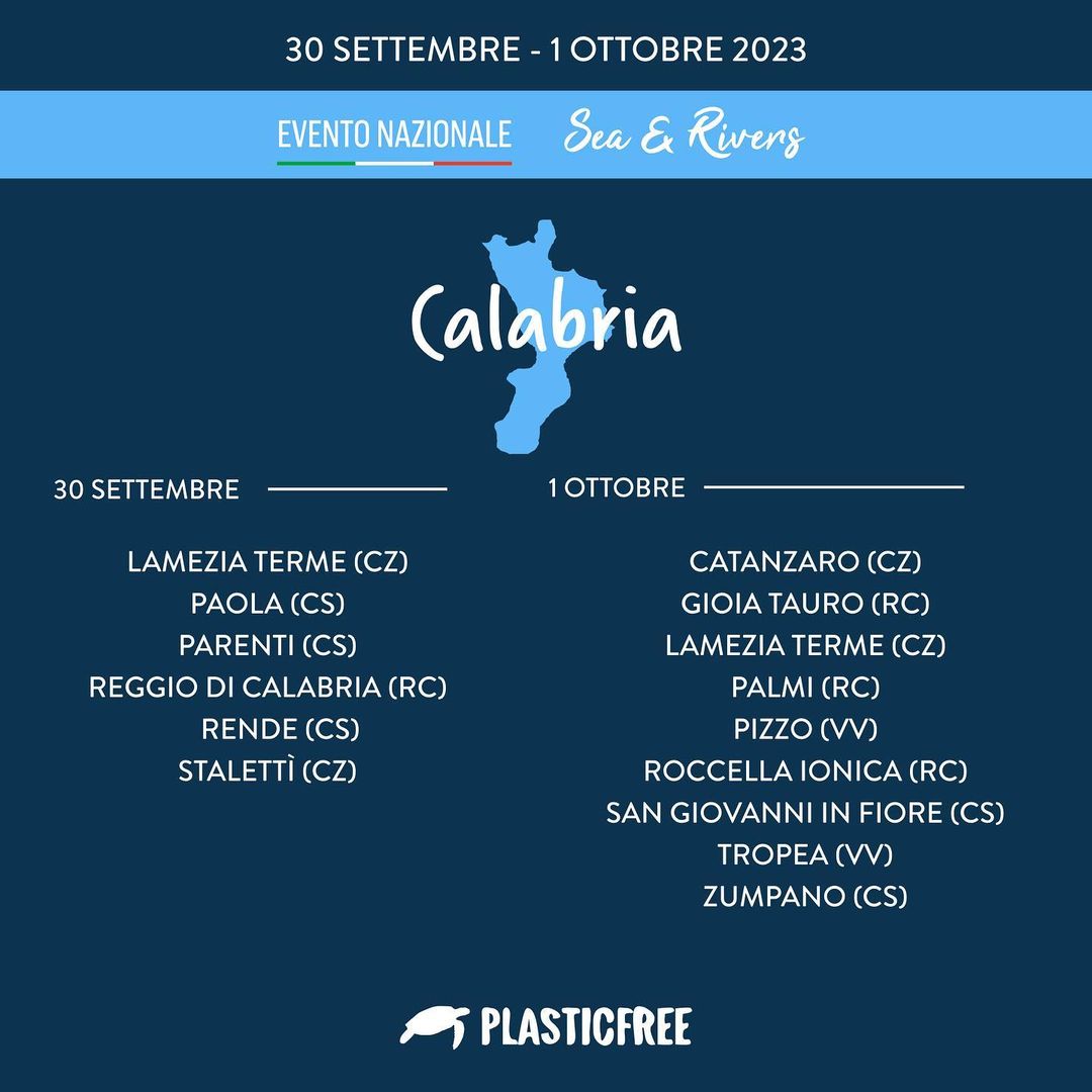 Lamezia Terme, nel weekend due appuntamenti di pulizia firmati Plastic Free Lamezia Terme, nel weekend due appuntamenti di pulizia firmati Plastic Free