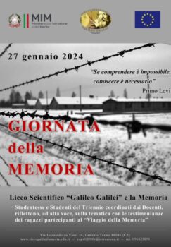 Lamezia Terme, in programma iniziative al Liceo Galilei per la Giornata della memoria