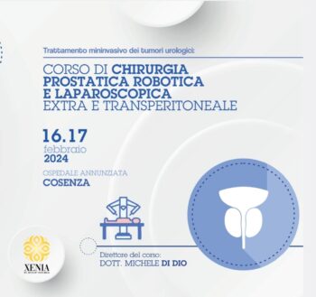 All'ospedale di Cosenza il corso di chirurgia prostatica robotica e laparoscopica. Quattro giorni di corsi organizzati dal dottor Di Dio ed il provider Xenia