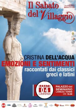 La scrittrice Cristina Dell’Acqua al «Sabato del Villaggio». Si parlerà della cultura classica come balsamo per l’anima