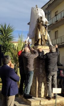 Lamezia Terme, ricollocamento della Statua di S. Nicola a Sambiase dopo il restauro
