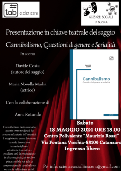 Al via a Catanzaro il progetto “Scienze sociali in Scena” di Davide Costa
