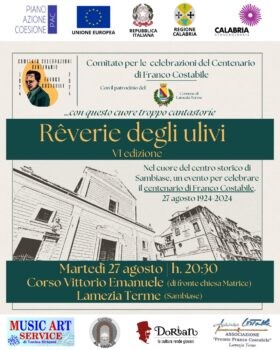 Centenario della nascita del poeta Franco Costabile: il 27 agosto la rêverie, il “sogno ad occhi aperti”