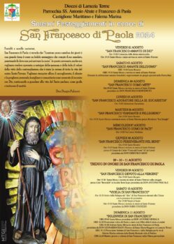 La comunità di Falerna Marina si prepara a vivere i festeggiamenti in onore di S. Francesco di Paola
