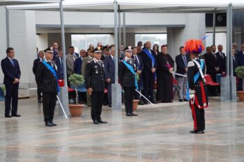 Avvicendamento al Comando Legione Carabinieri Calabria tra il Generale di Divisione Pietro Salsano e il Generale di Brigata Riccardo Sciuto
