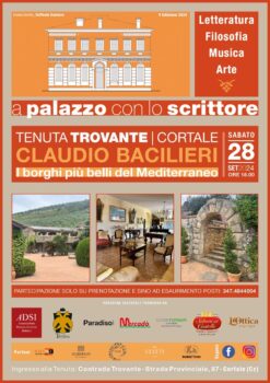 Claudio Bacilieri ospite di «A Palazzo con lo Scrittore», a Cortale l’inventore del celebre brand «I borghi più belli d’Italia»